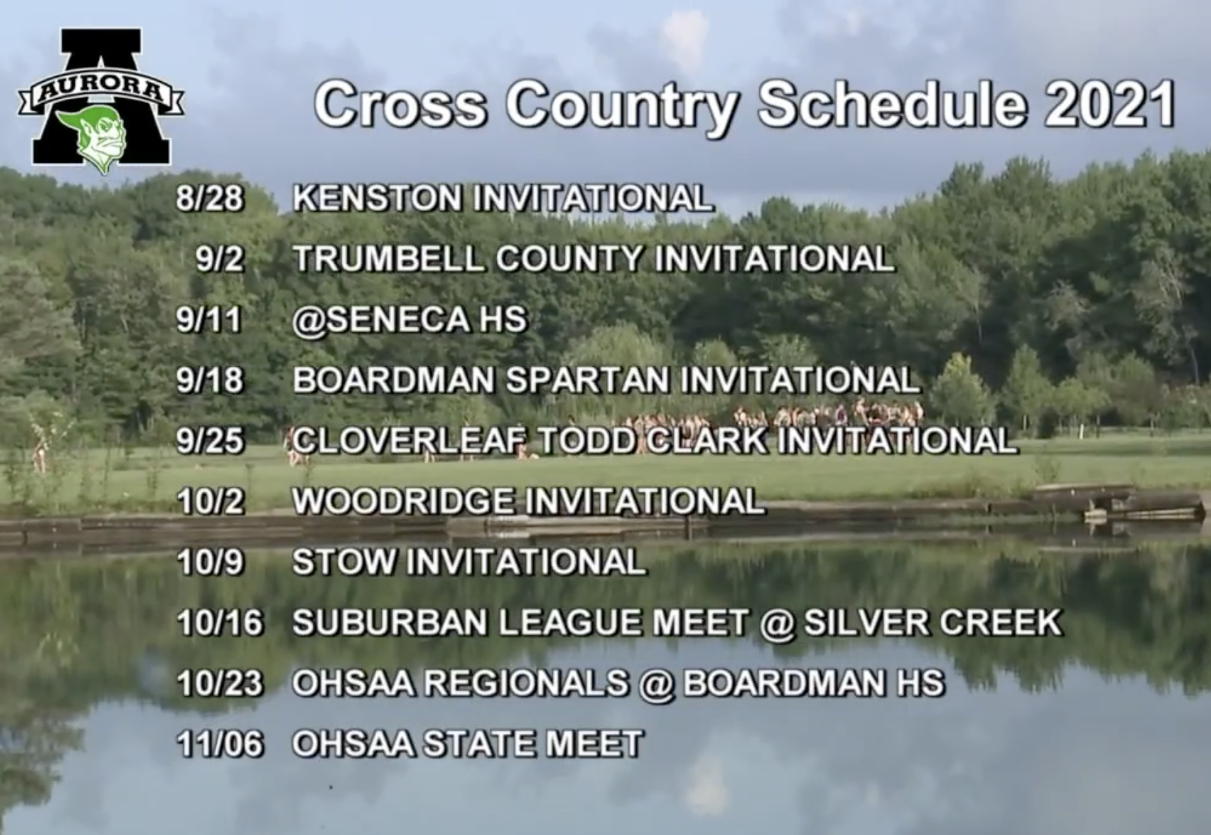 Aurora CC Schedule